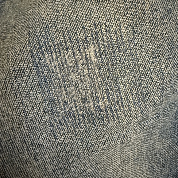 Old Navy Blue Boyfriend Jeans with Classic Denim Wash - Picture 3 of 7